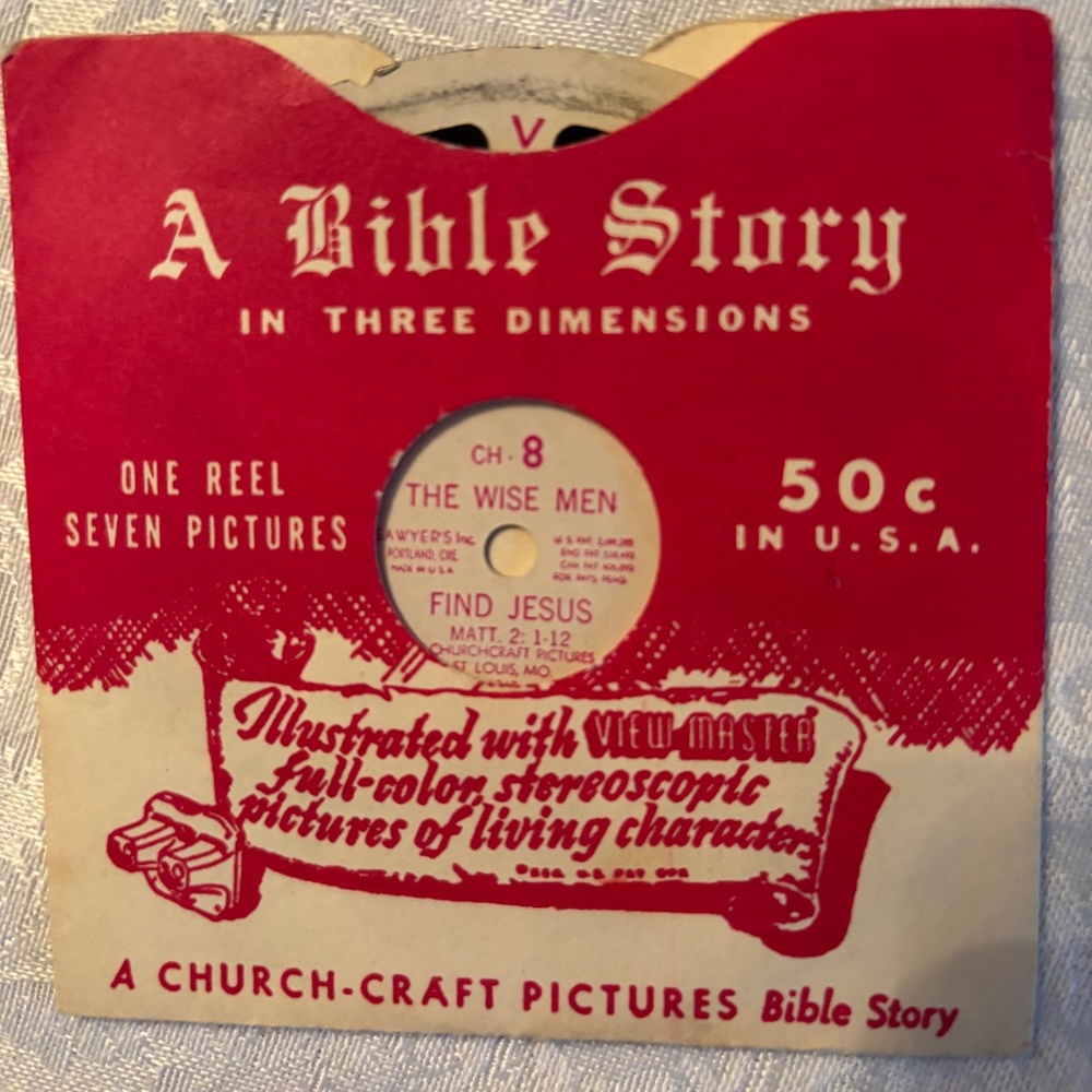 View-Master A Bible Story, The Wise Men, Reel Ch. 8